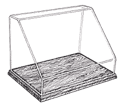 Angled Front Case with base